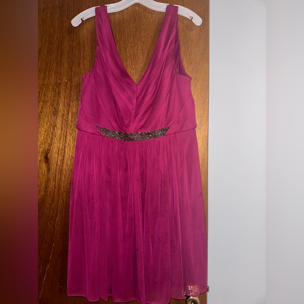 David’s Bridal Dress - Short - Cranberry